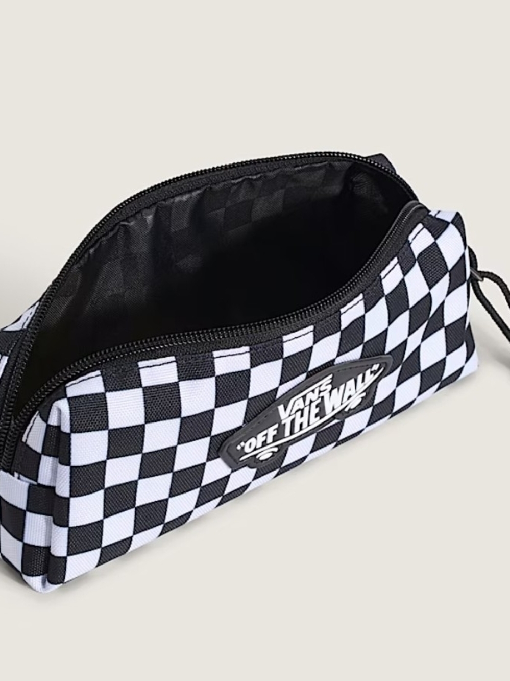 Vans Checkerboard 'Off The Wall' Pencil Case - Black & White - Picture 7 of 12